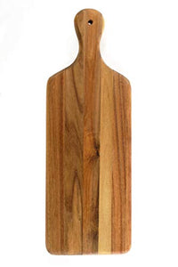 Villa Acacia Wooden Cheese Board and Bread Board, Classic Design - 17 x 6 Inch