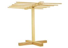 Load image into Gallery viewer, Natural Wood Pasta Drying Rack Stand Kitchen Noodle Dryer Rack Easy Storage Pasta Making Accessories