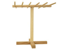 Load image into Gallery viewer, Natural Wood Pasta Drying Rack Stand Kitchen Noodle Dryer Rack Easy Storage Pasta Making Accessories