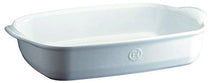 Load image into Gallery viewer, Emile Henry France Ovenware Ultime Rectangular Baking Dish, 16.5 x 10.6, Flour White