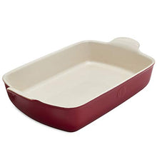 Load image into Gallery viewer, Emile Henry Made In France HR Modern Classics Large Rectangular Baker, 13 x 9", Red