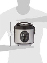 Load image into Gallery viewer, Aroma Housewares 2-8-Cups (Cooked) Digital Cool-Touch Rice Grain Cooker and Food Steamer, Stainless, 8 Cup, Silver