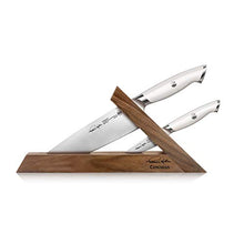 Load image into Gallery viewer, Cangshan Thomas Keller Signature Collection Swedish Powder Steel Forged, 3-Piece TAI Block, Walnut, White, Oprah's Favorite Things 2020
