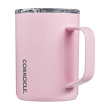 Load image into Gallery viewer, Corkcicle 16oz Coffee Mug - Triple-Insulated Stainless Steel Cup with Handle (Rose Quartz)