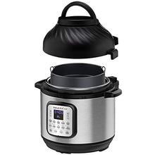 Load image into Gallery viewer, Instant Pot Duo Crisp Pressure Cooker 11 in 1, 8 Qt with Air Fryer, Roast, Bake, Dehydrate and more