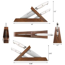 Load image into Gallery viewer, Cangshan Thomas Keller Signature Collection Swedish Powder Steel Forged, 3-Piece TAI Block, Walnut, White, Oprah's Favorite Things 2020