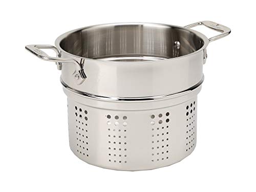All Clad Stainless Steel 6 Quart Pasta Pot