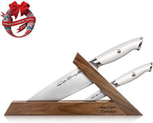 Load image into Gallery viewer, Cangshan Thomas Keller Signature Collection Swedish Powder Steel Forged, 3-Piece TAI Block, Walnut, White, Oprah's Favorite Things 2020