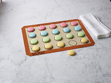 Load image into Gallery viewer, Silpat Perfect Macaron Non-Stick Silicone Baking Mat, 11-5/8" x 16-1/2"