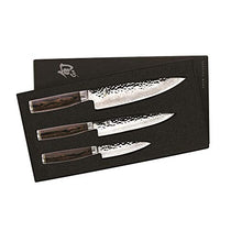 Load image into Gallery viewer, Shun Premier Kitchen Knife Starter Set, 3 Piece, Paring, Utility, and Chef Knife, TDMS0300
