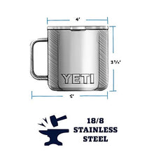 Load image into Gallery viewer, YETI Rambler 14 oz Stainless Steel Vacuum Insulated Mug with Lid, Black