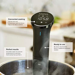 Anova Culinary Sous Vide Precision Cooker Nano | Bluetooth | 750W | Anova App Included