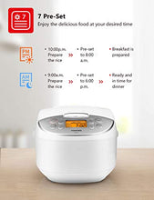 Load image into Gallery viewer, Toshiba TRCS01 Cooker 6 Cups Uncooked (3L) with Fuzzy Logic and One-Touch Cooking, Brown Rice, White Rice and Porridge