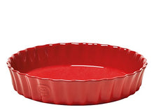 Load image into Gallery viewer, Emile Henry Deep Flan Dish, 1.2 quart, Burgundy