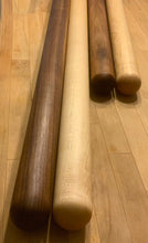 Load image into Gallery viewer, Mattarello Extra Long Rolling Pin  2 inch diameter and 35 inch and 47 inch lengths in Maple or Walnut