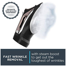 Load image into Gallery viewer, Rowenta DW2459 Access Steam Iron with Retractable Cord and Stainless Steel Soleplate, Black