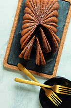 Load image into Gallery viewer, Nordic Ware Classic Fluted Cast Loaf Pan, 6 Cup Capacity, Gold
