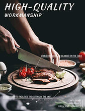 Load image into Gallery viewer, Befano Circle Black Walnut Wood Cutting Board for Kitchen with Deep Juice Groove,as Charcuterie Board, Serving Tray,Chopping Board for Meat,Vegetables,Bread,Gift Box Included(10.5x0.75 Inches)