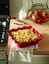 Load image into Gallery viewer, Emile Henry Made In France Flour Ruffled Square Baker