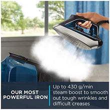 Load image into Gallery viewer, Rowenta DG8624U1 Perfect Pro Station 1800 Watts Fast Heat Up, and 430g / min steam Burst, Advanced Technology, Blue