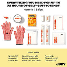 Load image into Gallery viewer, JUDY Emergency Preparedness Kit in Bin - Emergency Preparedness Bin with Tools for Safety & Warmth, First Aid, and Food & Water - The Safe, Extra Large Size