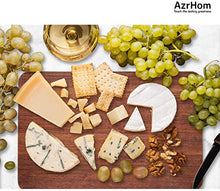 Load image into Gallery viewer, Wood Cutting Board Large Walnut 17x11 Inch Reversible with Handles and Juice Groove, Extra Thick Butcher Block Chopping Board Carving Cheese Charcuterie Serving Handmade