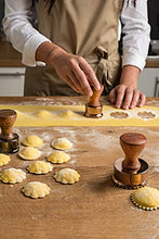 Load image into Gallery viewer, Marcato Ravioli Maker Stamp, Made in Italy, Round, 2.5-Inch, Copper Bronze