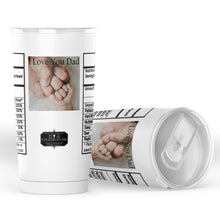 Load image into Gallery viewer, shopinthekitchenwithdana,Dad Nutritional Value Label 20 oz. Tumbler