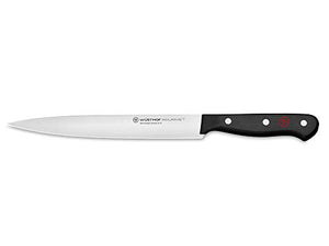 WÜSTHOF Gourmet Eight Inch Carving Knife | 8" German Carving Knife | Precise Laser Cut High Carbon Stainless Steel Utility Knife – Model