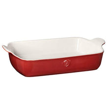 Load image into Gallery viewer, Emile Henry Made In France HR Modern Classics Large Rectangular Baker, 13 x 9&quot;, Red