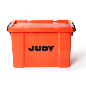 JUDY Emergency Preparedness Kit in Bin - Emergency Preparedness Bin with Tools for Safety & Warmth, First Aid, and Food & Water - The Safe, Extra Large Size
