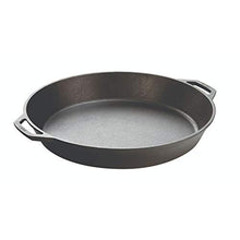 Load image into Gallery viewer, Lodge Seasoned Cast Iron Skillet with 2 Loop Handles - 17 Inch Ergonomic Frying Pan