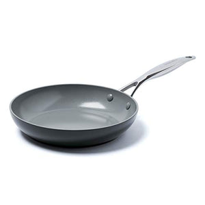 GreenPan Valencia Pro Hard Anodized Induction Safe Healthy Ceramic Nonstick, Fry pan, 8'', Gray