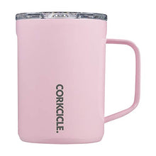 Load image into Gallery viewer, Corkcicle 16oz Coffee Mug - Triple-Insulated Stainless Steel Cup with Handle (Rose Quartz)