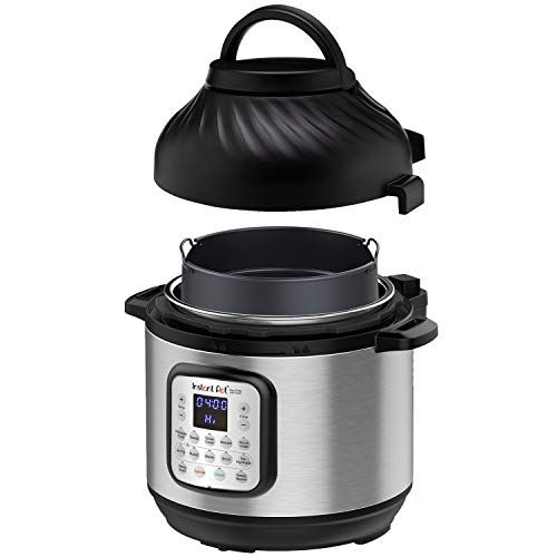  Instant Pot Duo Crisp 11-in-1 Air Fryer and Electric Pressure  Cooker Combo with Multicooker Lids that Air Fries, Steams, Slow Cooks,  Sautés, Dehydrates, & More, Free App With Over 800 Recipes