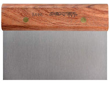 Load image into Gallery viewer, Dexter-Russell Rosewood Handle Dough Scraper, 6” x 3” Blade, Multicolor