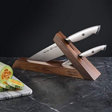 Load image into Gallery viewer, Cangshan Thomas Keller Signature Collection Swedish Powder Steel Forged, 3-Piece TAI Block, Walnut, White, Oprah&#39;s Favorite Things 2020