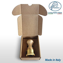 Load image into Gallery viewer, LaGondola Bundle : 1 Square Ravioli Stamp 45x45, 1 Round Professional Tortelli Stamp 50 mm and 1 Double Combined Pasta Cutter Festooned in Brass and Natural Wood