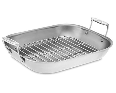 All-Clad Stainless Large Flared Roaster With Rack