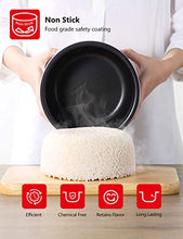 Load image into Gallery viewer, Toshiba TRCS01 Cooker 6 Cups Uncooked (3L) with Fuzzy Logic and One-Touch Cooking, Brown Rice, White Rice and Porridge