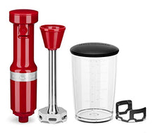 Load image into Gallery viewer, KitchenAid KHBV53ER Variable Speed Corded Hand Blender, Empire Red