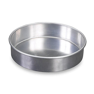 Nordic Ware Natural Aluminum Commercial Round Layer Cake Pan Baking Essentials, 9