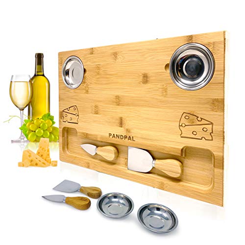Organic Bamboo Cutting Board with Juice Groove singles or set - Best K