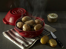Load image into Gallery viewer, Emile Henry Made In France Bread Pot/ Potato Pot, 9.5&quot;&quot;, Charcoal