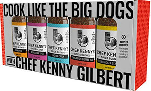 Chef Kenny’s Ultimate Gift Set - 5 Spices, 5 recipe cards