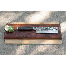 Load image into Gallery viewer, Shun Premier Nakiri Knife, 5.5 Inch Tsuchime Finished Blade, Wood Handle, TDM0742, Black