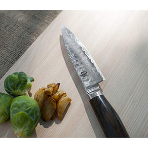 Shun Premier Kitchen Knife Starter Set, 3 Piece, Paring, Utility, and Chef Knife, TDMS0300