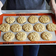 Load image into Gallery viewer, Silpat Perfect Cookie Non-Stick Silicone Baking Mat, 11-5/8&quot; x 16-1/2&quot;