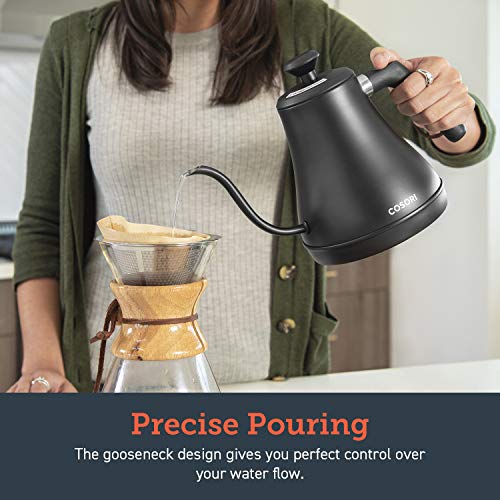 COSORI Electric Gooseneck Kettle with 5 Variable Presets, Pour Over Coffee  & Tea