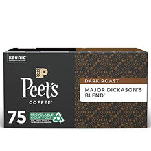 Load image into Gallery viewer, Peet’s Coffee Major Dickason&#39;s Blend K-Cup Coffee Pods for Keurig Brewers, Dark Roast, 75 Pods
